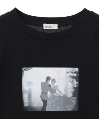 earth music&ecology シンデレラ／パフスリーブロンＴＥＥ Black