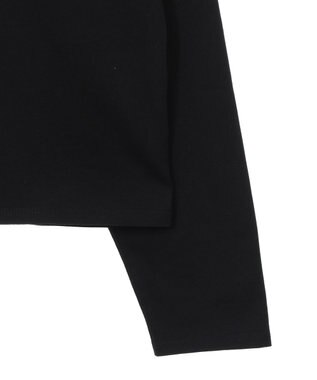 earth music&ecology シンデレラ／パフスリーブロンＴＥＥ Black