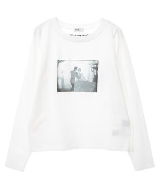 earth music&ecology シンデレラ／パフスリーブロンＴＥＥ White