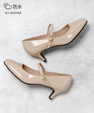 Dominic3 晴雨兼用 メリージェーン レザーパンプス