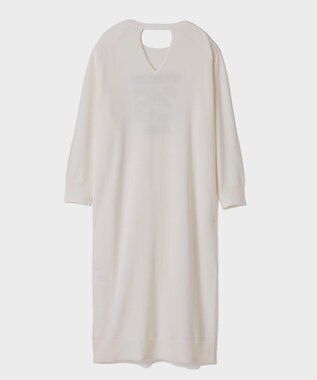 GRACE CONTINENTAL ナンバーモチーフニットワンピース キナリ