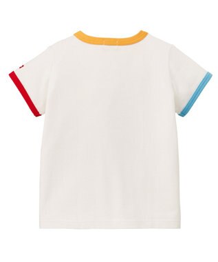 MIKI HOUSE HOT BISCUITS 【80-120cm】ポケットプリント半袖Tシャツ 白