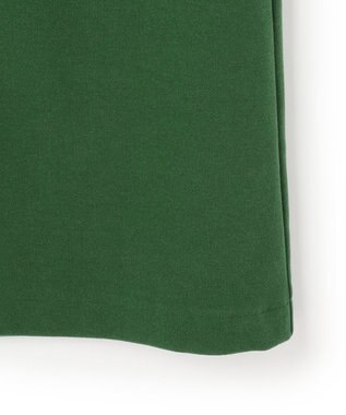 UNFILO L ブラッシュドジャージー Iラインスカート グリーン