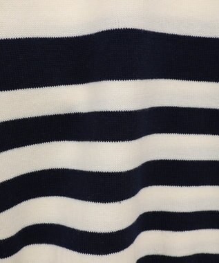 Green Parks スウェットライクニットプルオーバー Border