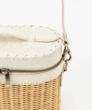 GRACE CONTINENTAL BasketVCbag ホワイト