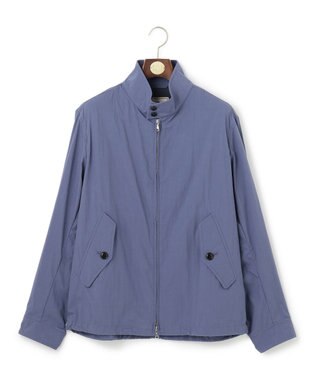 J.PRESS MEN コットンナイロンタイプライター ゴルフジャケット ダルブルー系