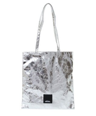 CRAFT STANDARD BOUTIQUE akha. メタリックトートバッグ Silver