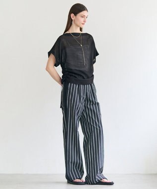 BEIGE， LIATRIS / ドロスト ドルマンブラウス Black