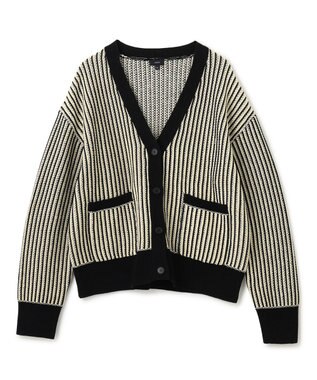 JOSEPH 【洗える】バイオテープコットン　カーディガン Black