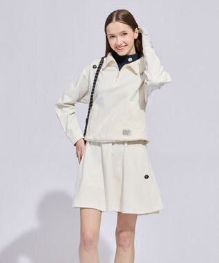 PW CIRCULUS 【WOMEN】裏毛スウェットフレアスカート ゴルフウェア レディース アイボリー系