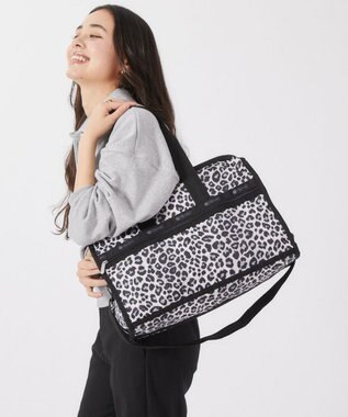 LeSportsac DELUXE MED WEEKENDER/ニュートラルレオパード