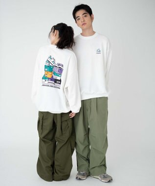 WEGO 【ユニセックス着用ITEM/SMLサイズ展開】アソートグラフィックプルオーバー 柄17