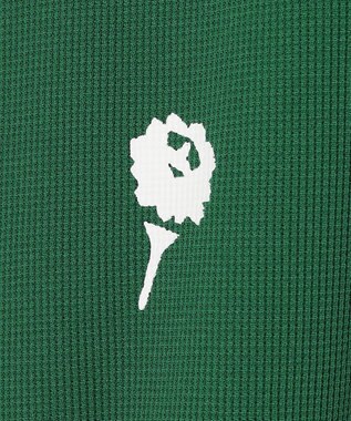 PW CIRCULUS 【WOMEN】ミニワッフル鹿の子ポロ ゴルフウェア レディース グリーン系