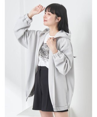 earth music&ecology ＵＶカット加工パーカー Light Gray