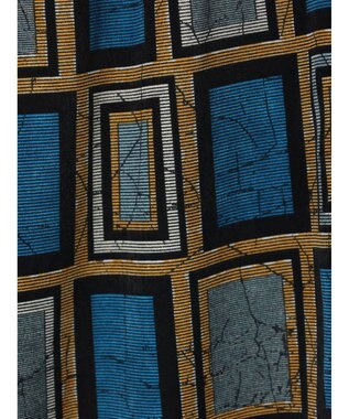 Green Parks アフリカン柄イージーパンツ Blue