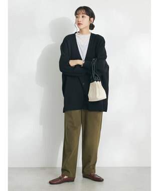 CRAFT STANDARD BOUTIQUE プリント柄スタンドネックプルオーバー Beige