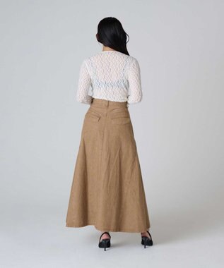 Ripo trenta anni BIAS FLAIRE SK フレアデニムスカート BEIGE