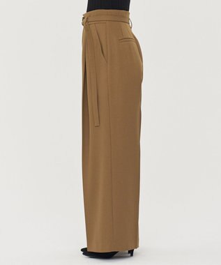 uncrave プレーンスーツ ワイドパンツ（uncrave WHITE） ブラウンカーキ