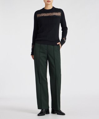 Paul Smith シースルーレース ニット ブラック