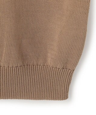 ICB ブライトコイル Vネックニット バーントアンバー