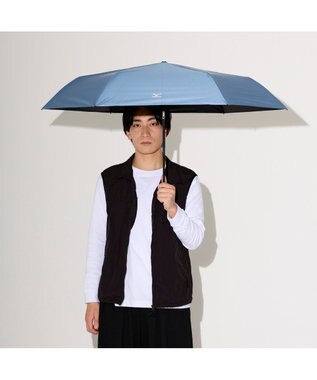 MOONBAT 【WEB限定】MIZUNO  (ミズノ) 無地 ロゴ 日傘 折りたたみ傘 自動開閉 1プッシュ パラソル 晴雨兼用  軽量 一級遮光 遮熱効果 遮光率100% UV遮蔽100%
