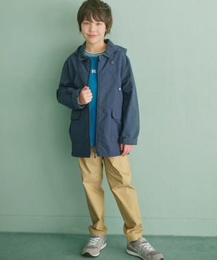 J.PRESS KIDS 【100-130cm】ヘリンボーンツイル ロングパンツ ベージュ系
