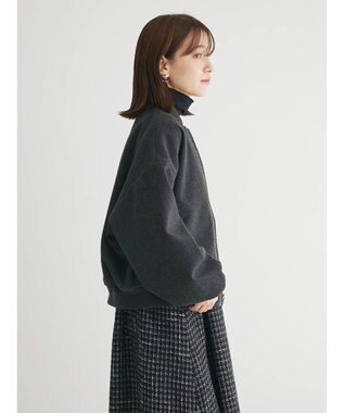 Green Parks ・ＥＬＥＮＣＡＲＥ　ＤＵＥ　ウールライクブルゾン Charcoal Gray