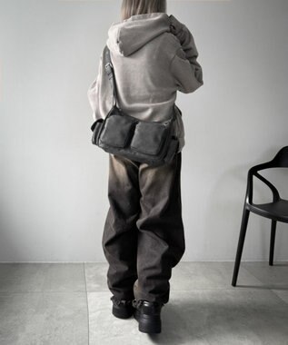 WEGO 2wayハトメショルダー グレー