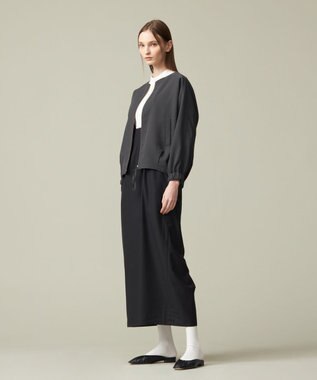 J.PRESS YORK STREET 【WOMEN】ジャージライクツイル ドルマンブルゾン グレー系