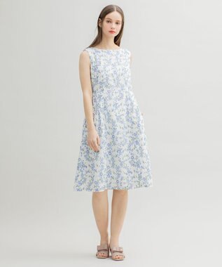 TOCCA 【洗える】MAY FLOWERS ドレス ブルー系7