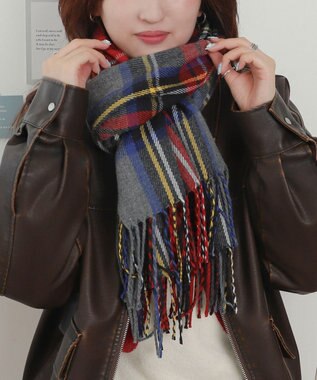 WEGO 【マフラー】大判ストール グレーその他