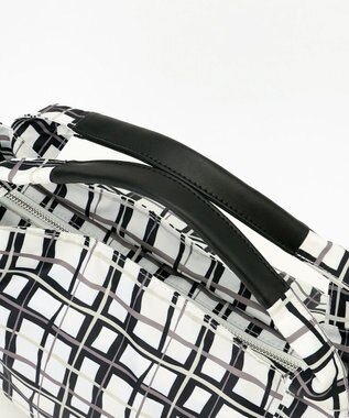 Y'SACCS 総柄プリントトートバッグ ブラック