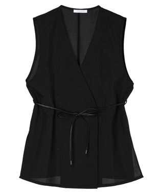 Green Parks 接触冷感　ベルト付きベスト Black