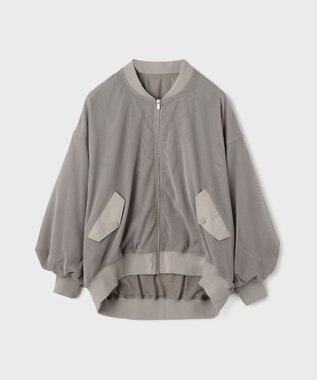 GRACE CONTINENTAL メッシュレイヤードブルゾン カーキ