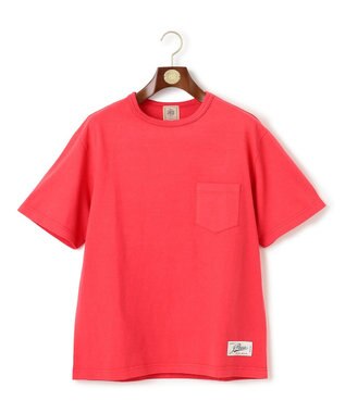 J.PRESS MEN 【NYUZELESS】ガーメントダイポケット Tシャツ レッド系