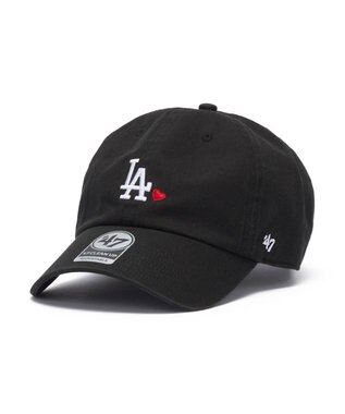 WEGO 【ユニセックス着用ITEM】＇47　CLEAN　UP　MLB　MINI　HEART ブラック