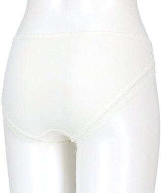 WACOAL ショーツ 【リボンブラ 脇すっきり】 BXB443とペア はきこみ丈あさめ やわらかく伸びる(バック) レディース PXB143 /ワコール アイボリー
