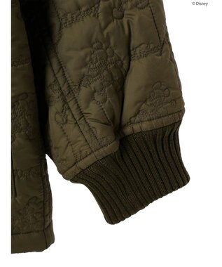 AMERICAN HOLIC ミッキー柄中綿キルトジャケット／Ｍｉｃｋｅｙ Khaki