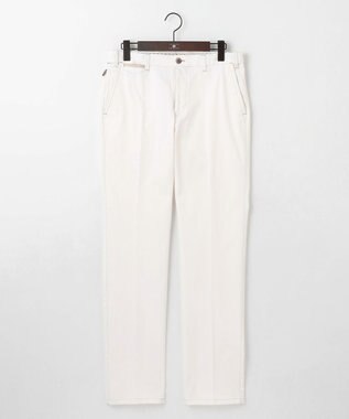 JOSEPH ABBOUD 【25SS・ウエストも伸びる！オーガニックコットン使用】ハイパワーオーガニックピケ パンツ ホワイト系