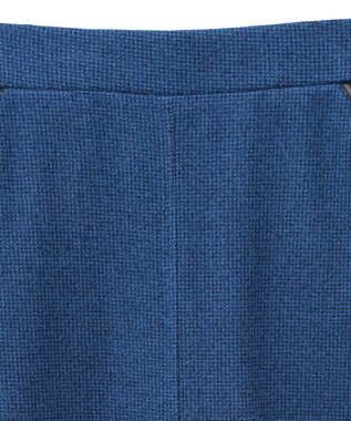 Green Parks 柄圧縮ポンチＩラインスカート Blue