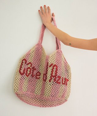 GRACE CONTINENTAL the Jacksons ジュートバッグL ピンク