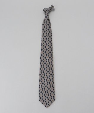 GOTAIRIKU GOTAIRIKU別注【日本製】シルク ネクタイ_ダイヤ柄 ネイビー系8