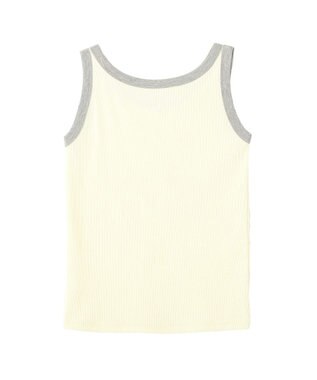 AMERICAN HOLIC バイカラーテレコタンクトップ Light Yellow