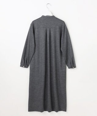 J.PRESS LADIES ウールスムース ワンピース グレー系