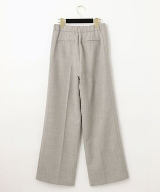 GRACE CONTINENTAL ウールストレッチセミワイドパンツ グレー