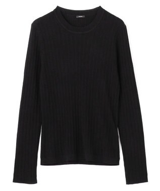 JOSEPH 【洗える】メリノリブ　ラウンドネックニット