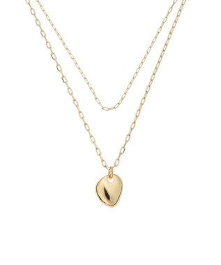 AMERICAN HOLIC ２連メタルペプルネックレス Gold