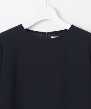 J.PRESS LADIES 【洗える】RELAXIONツイル ワンピース ネイビー系