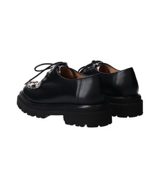 INTER-CHAUSSURES 【PASCUCCI】タンクソールチロリアンシューズ ブラックコンビ