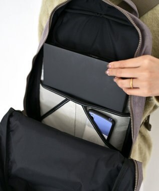 NIZYU KANO FUKUI SIWAナイロンリュック Mサイズ グレージュ